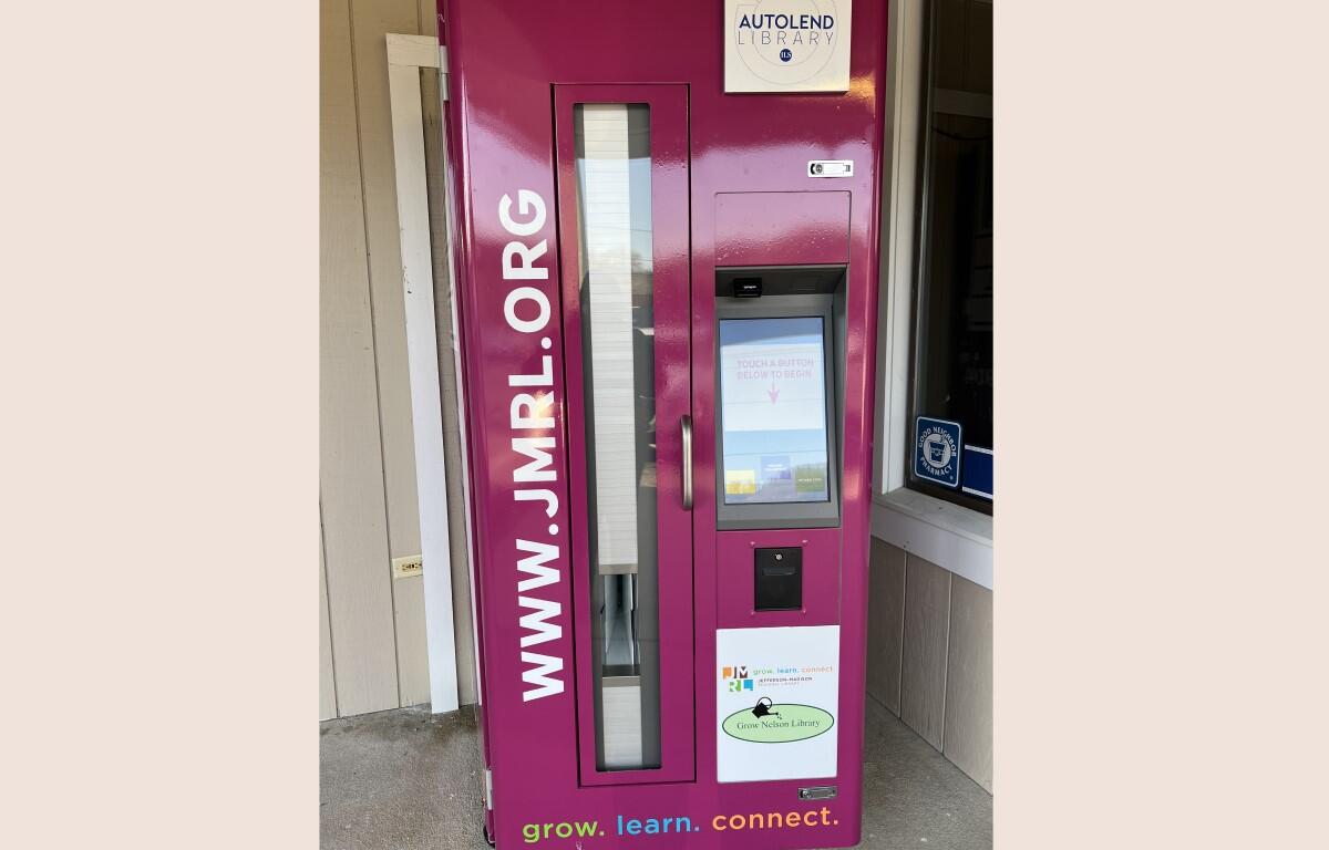 Nellysford JMRL vending machine