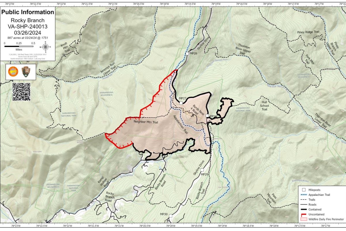 Rpcky Branch fire map 032624