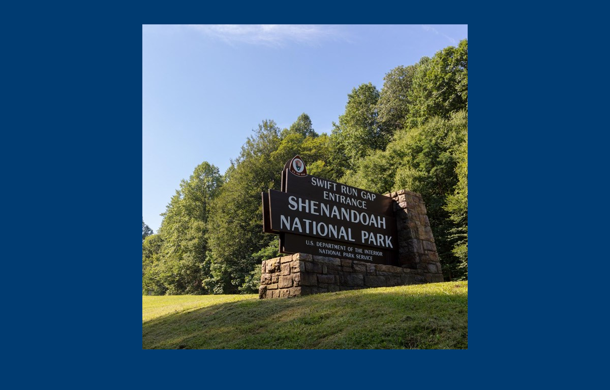 Shenandoah National Park entrance