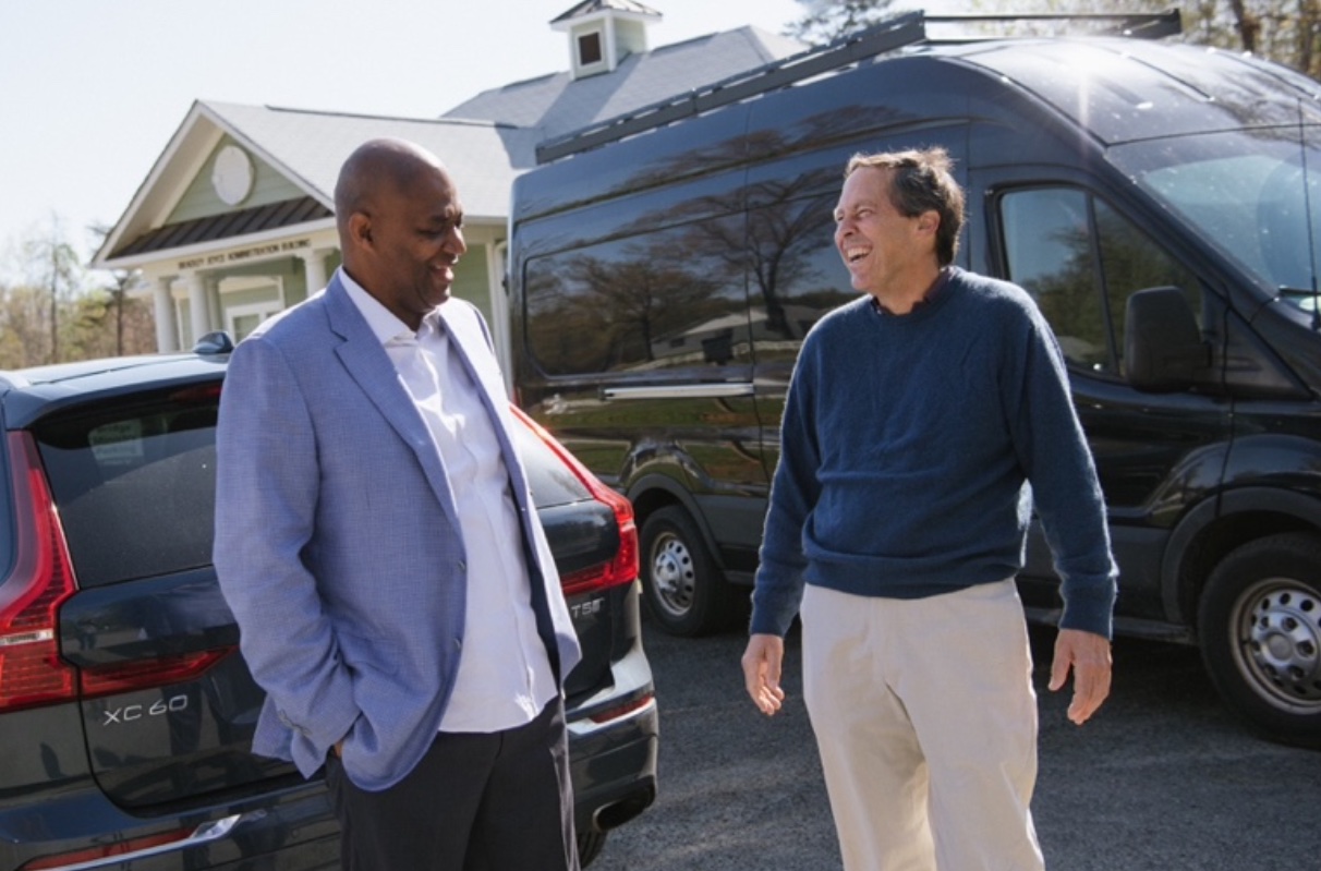 Bridge Ministry founder William Washington and filmmaker Chris Farina