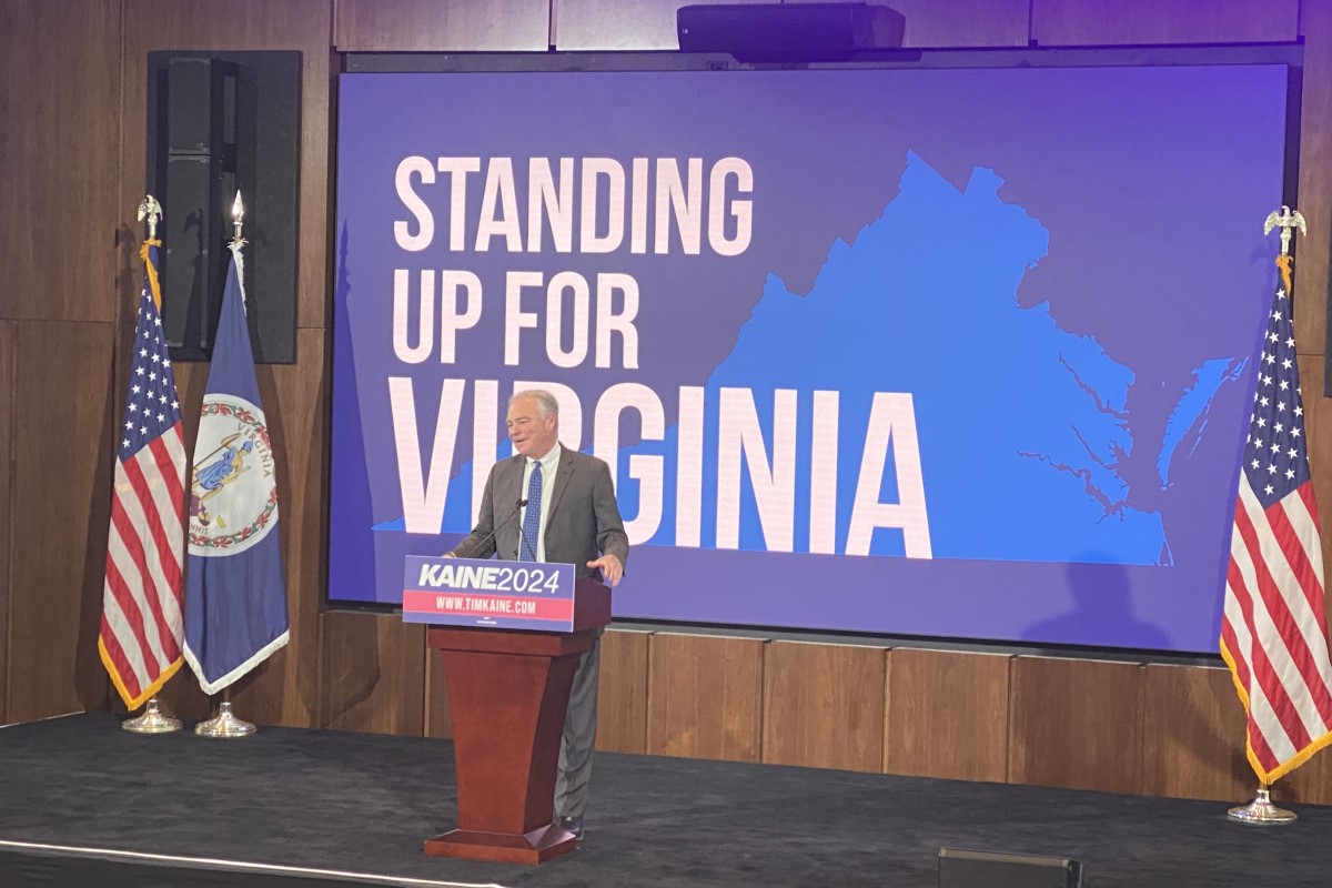 Tim Kaine Cville campaign kickoff