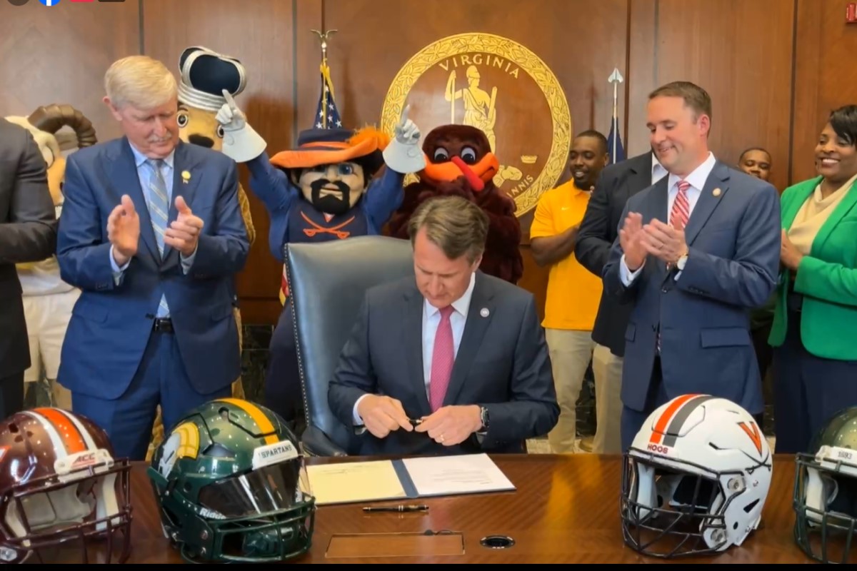 Gov Youngkin NIL bill signing
