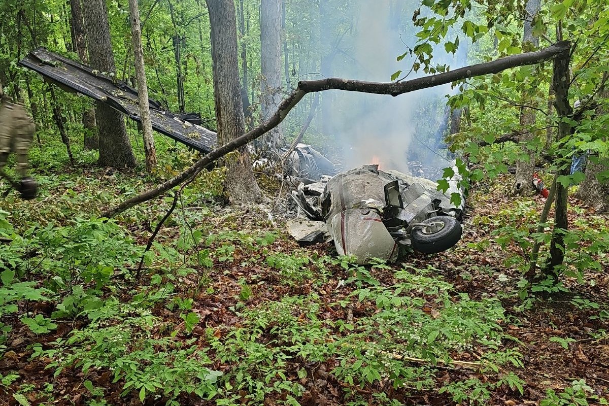 Palmyra plane crash photo