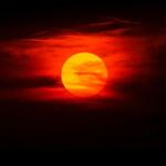 red sun