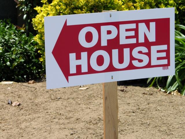 Open house sign