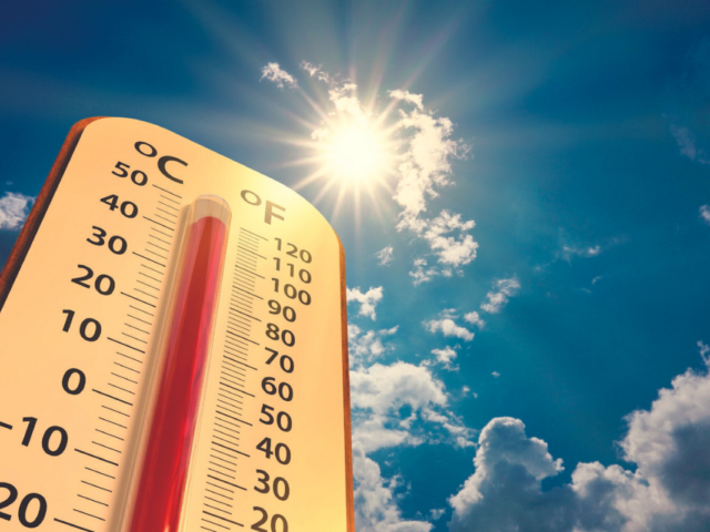 thermometer under the sun