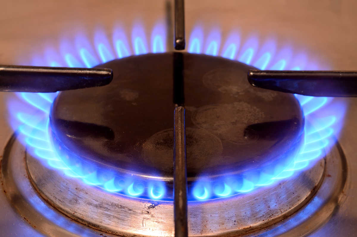 natural gas stove burner