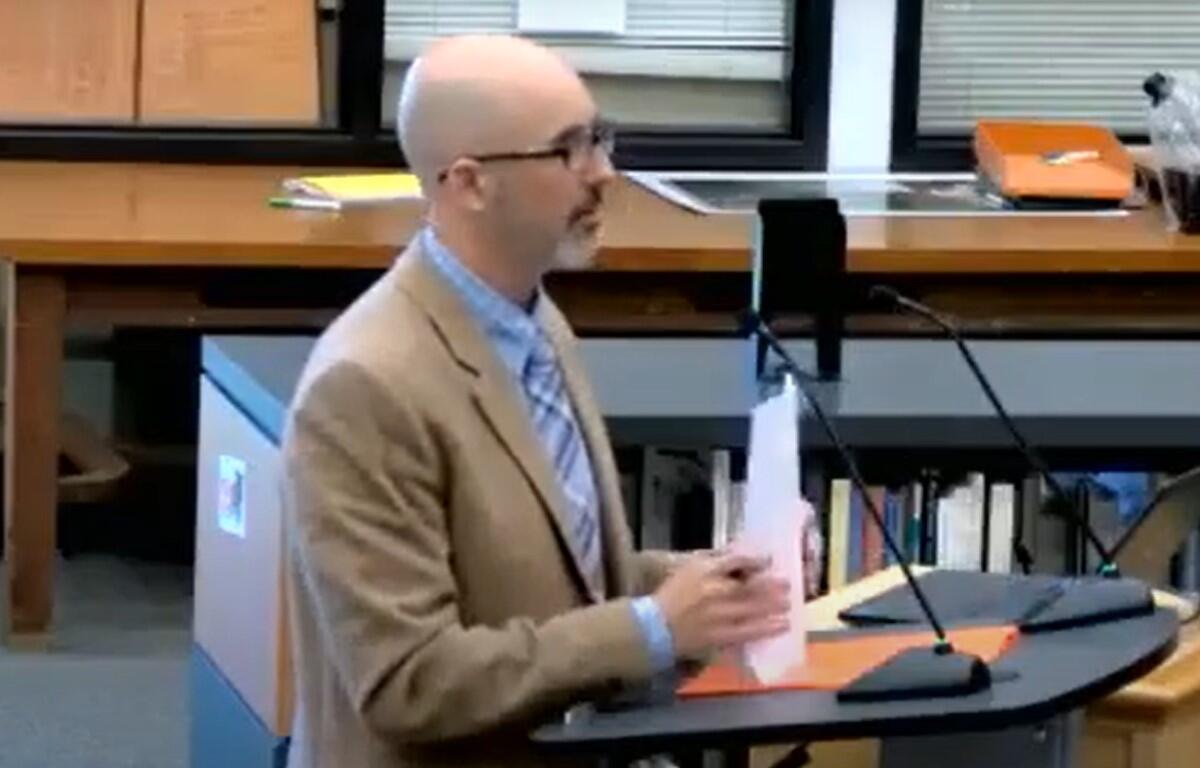 CHS Principal Justin Malone