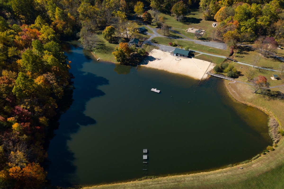 Mint Springs swimming lake