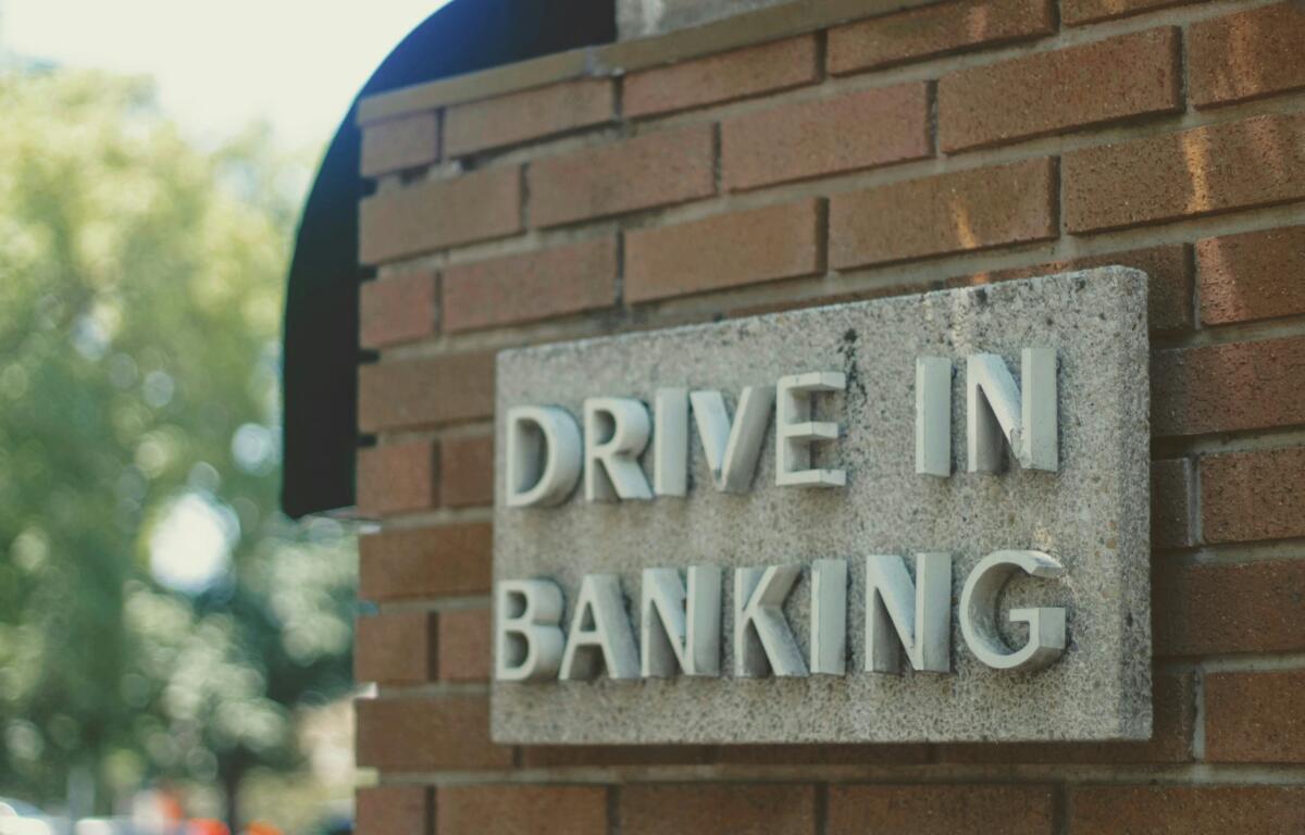 banking sign