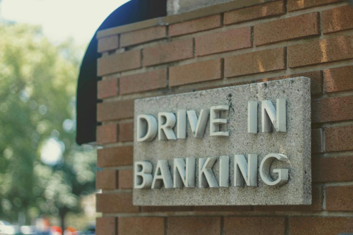 banking sign