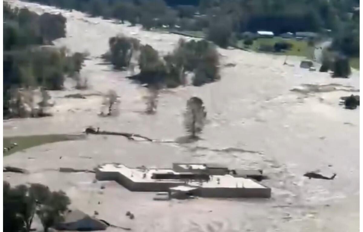 flooded Unicoi hospital