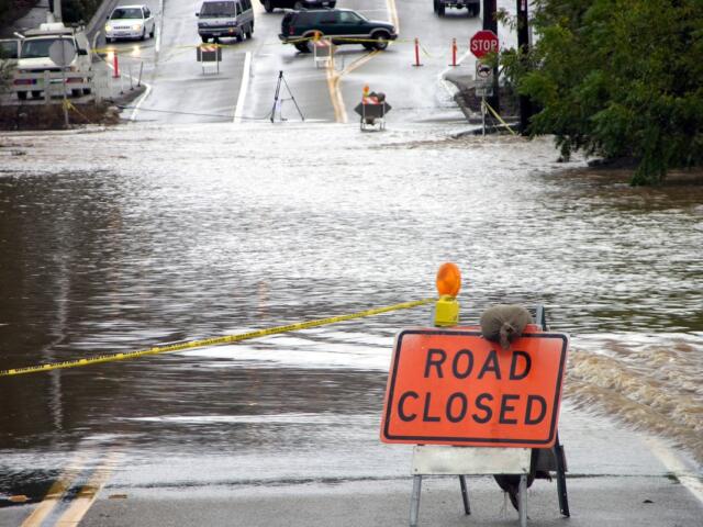 flooded street