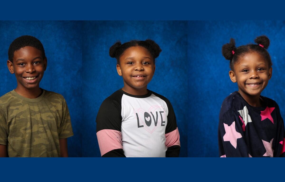 Jai'Marcus, Ja'Miyah, and Ja'Liyah Lewis photos