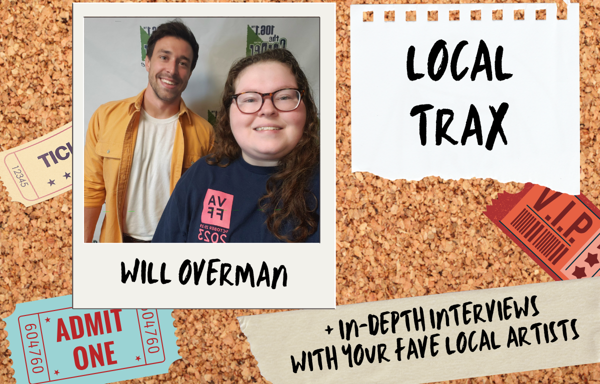 corkboard picture with snapshot of Will Overman and Samantha Federico