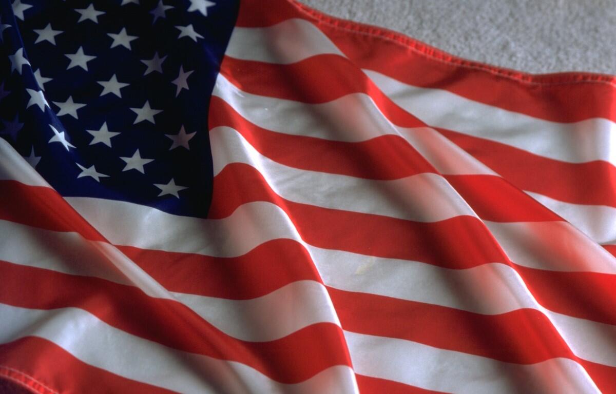 Wind blowing flag