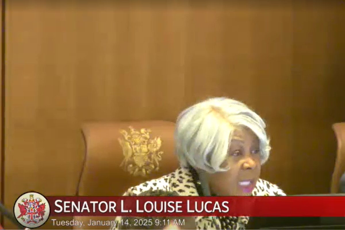 Louise Lucas (D-Portsmouth) at Senate Finance