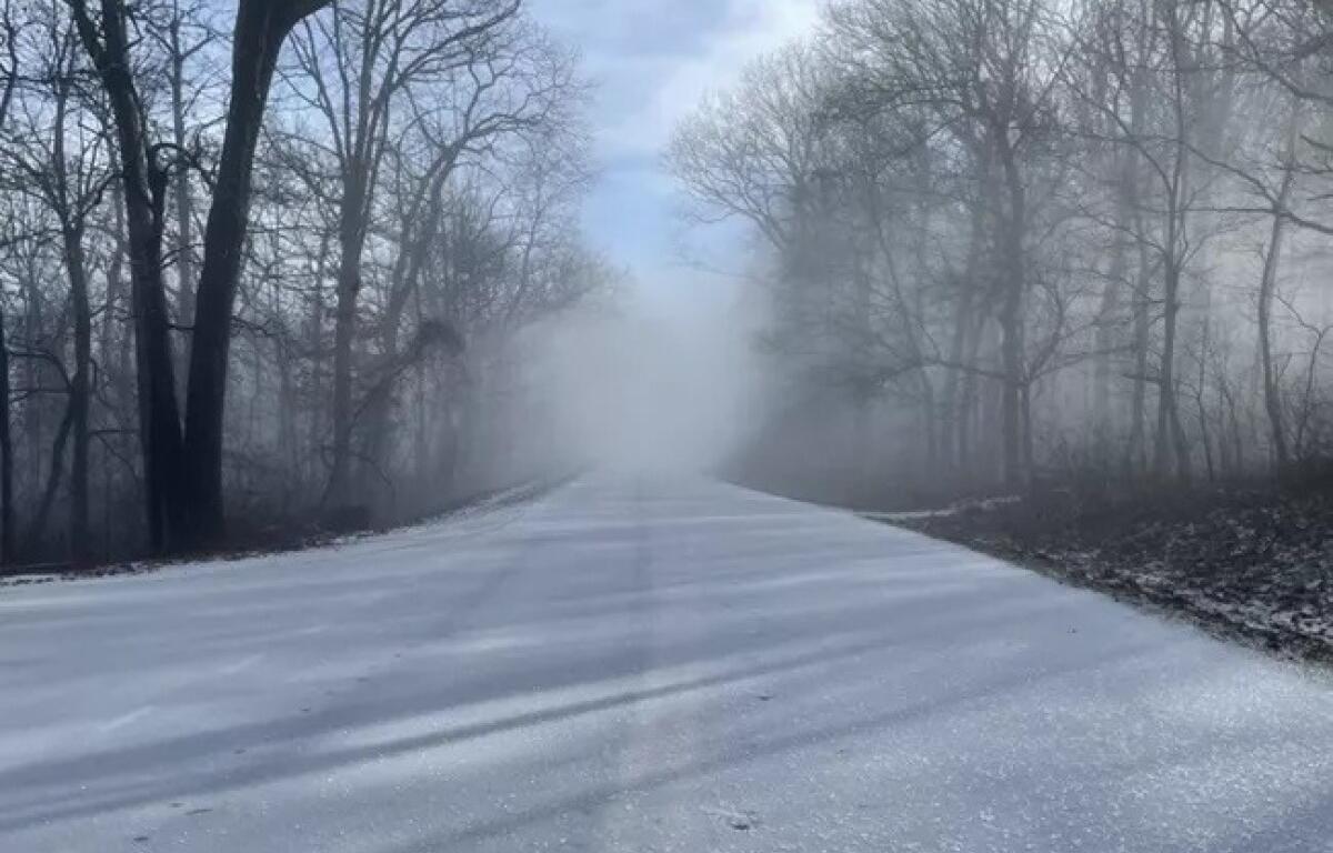 Skyline Drive snow
