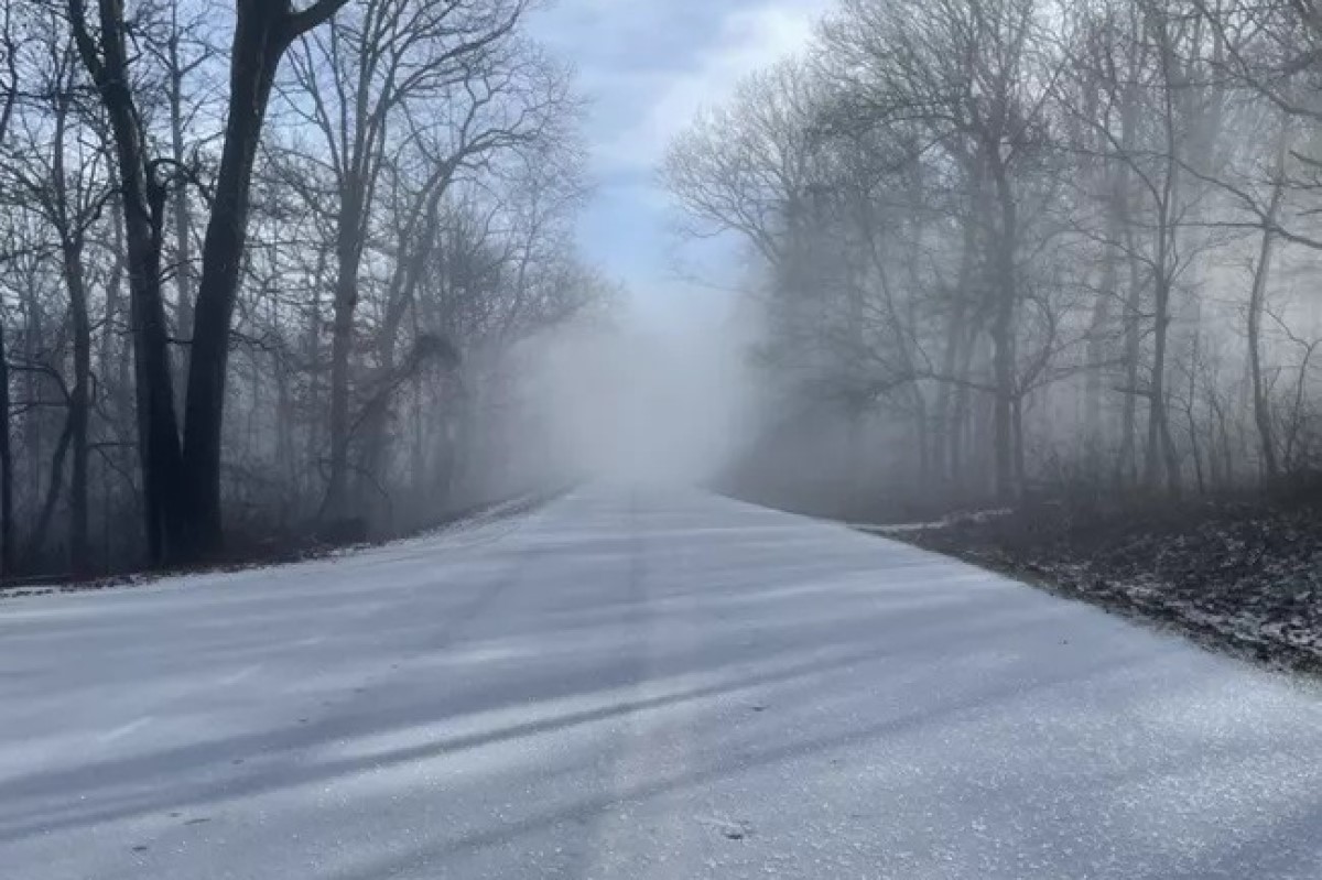 Skyline Drive snow