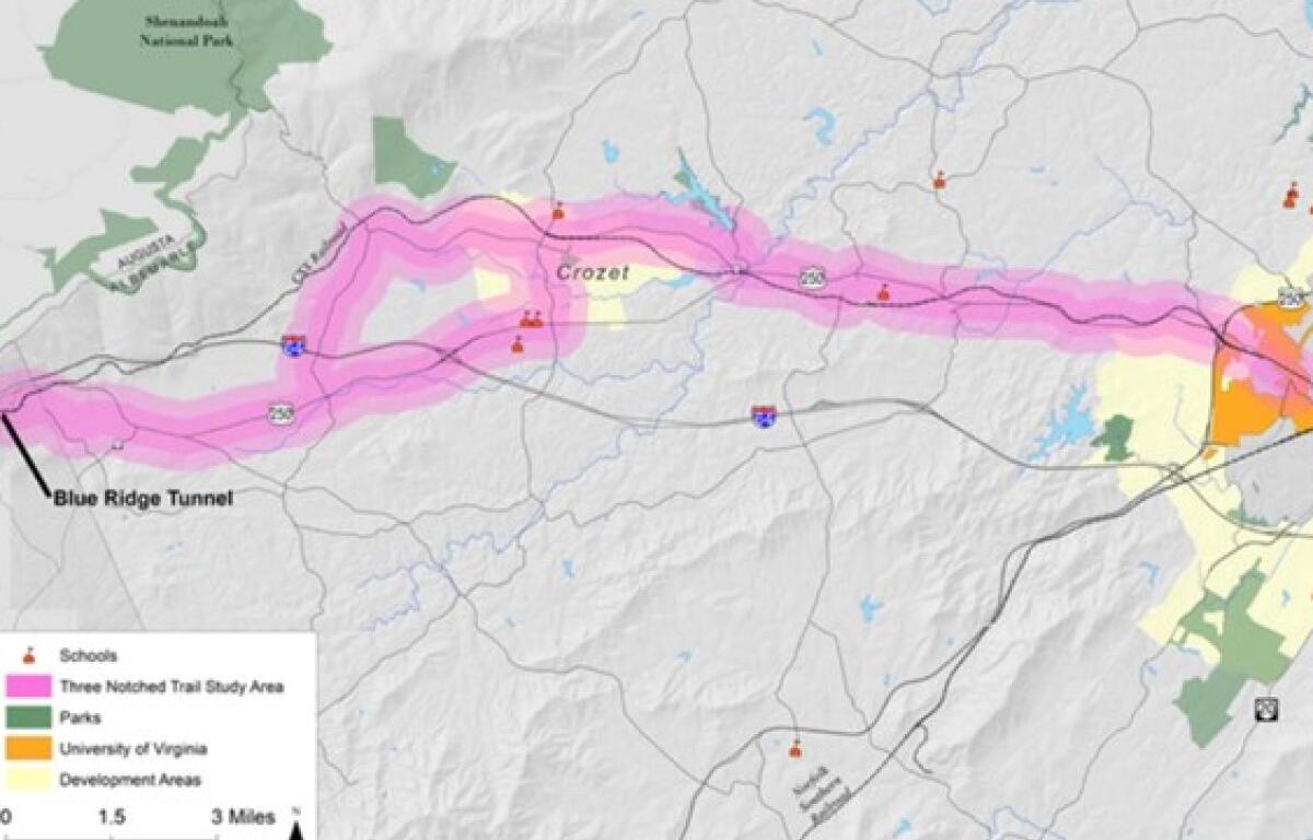 Three Notched Trail plan