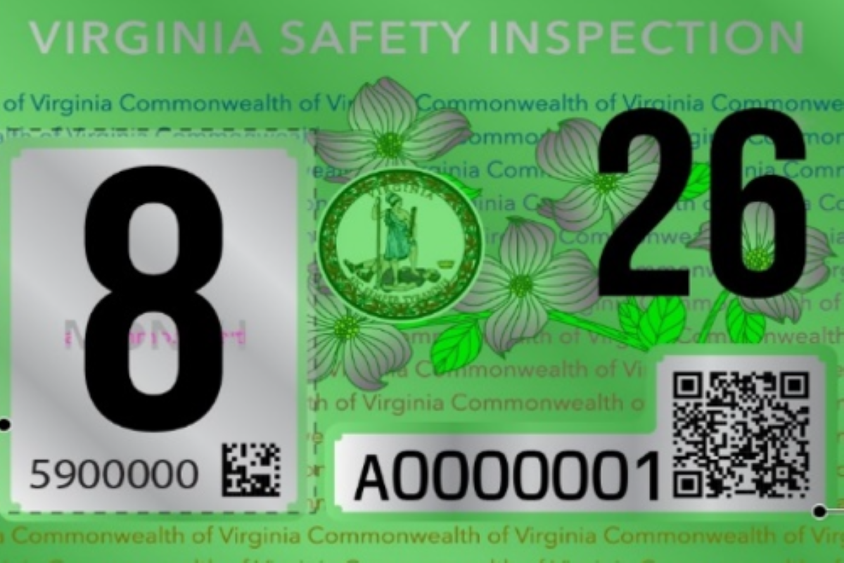 VirginiaStatePolice_VehicleSafetyInspectionSticker_Green