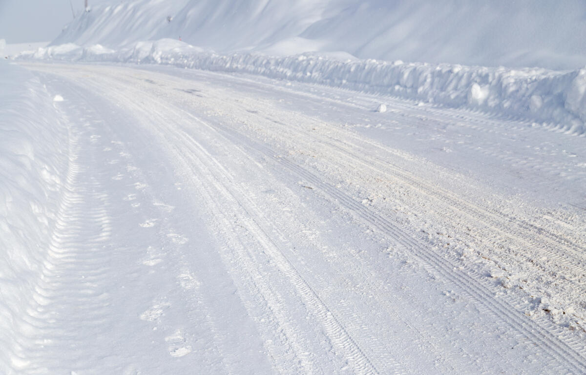 snow, ice, road, winter, weather