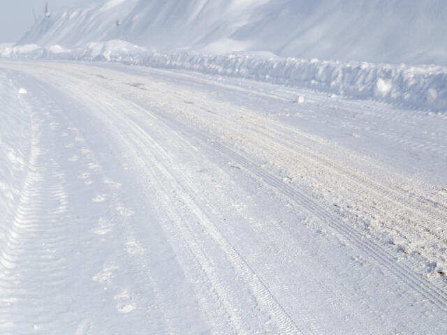 snow, ice, road, winter, weather