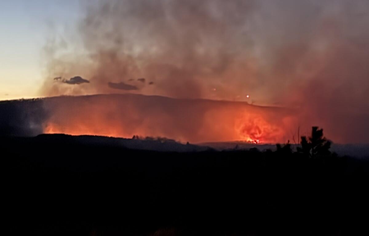 Slate Hill wildfire