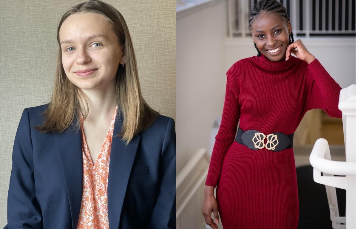 Ali Bird and Olga Salama