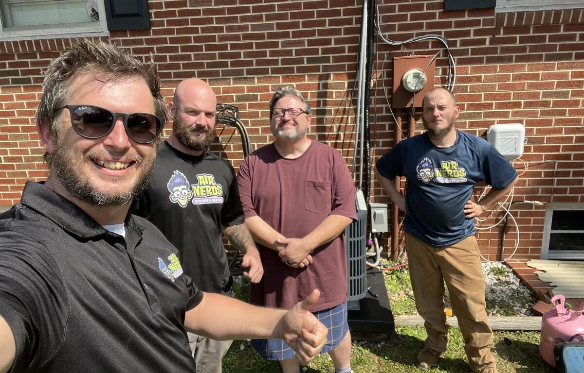 Air Nerds HVAC service in Charlottesville VA