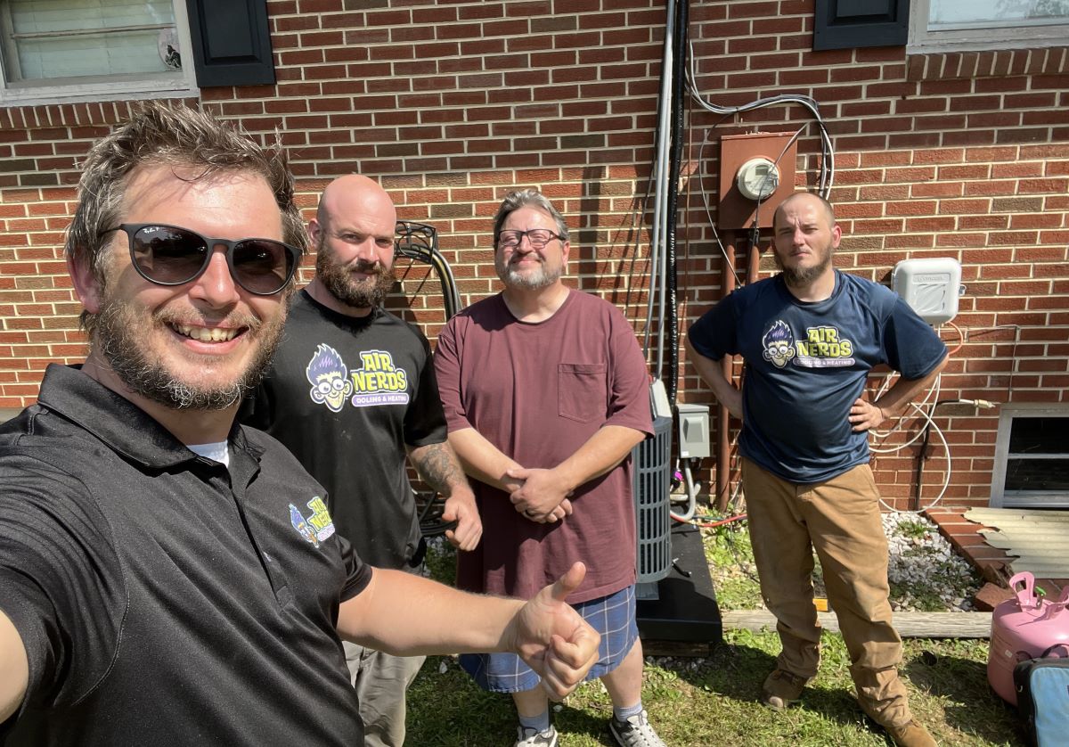 Air Nerds HVAC service in Charlottesville VA