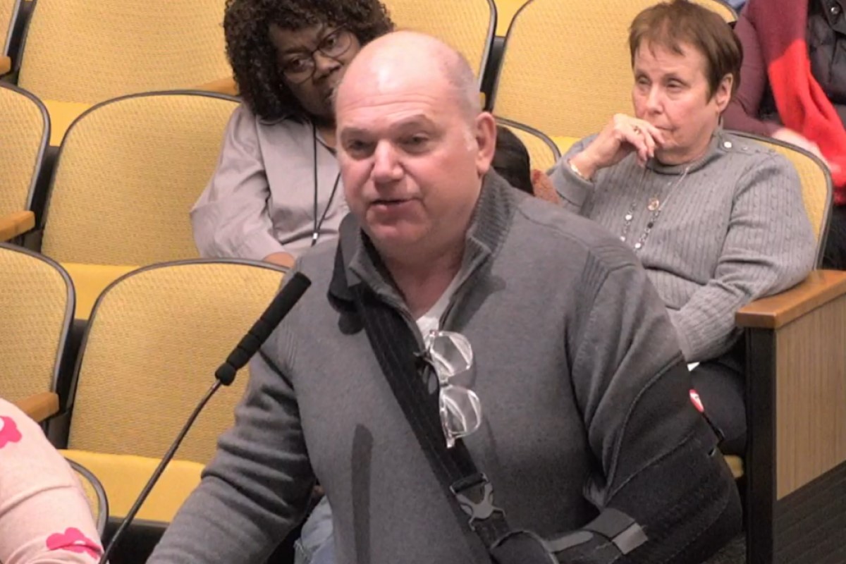 Jeff Levein speaking to City Council 2/18/25