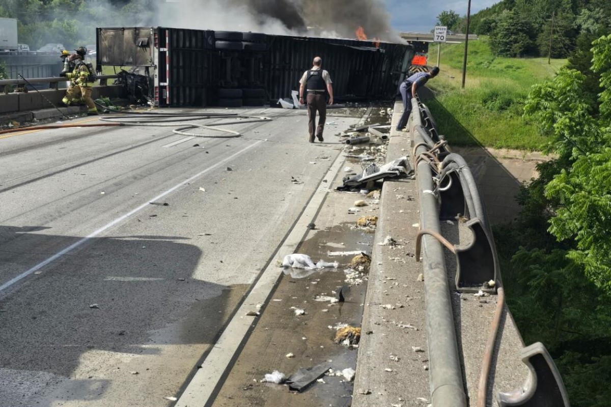 81 crash near verona 6/7/25