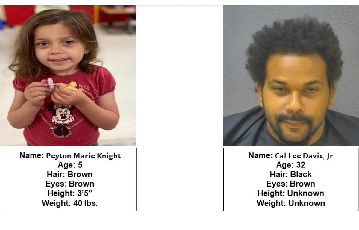 Peyton Marie Knight and Cal Lee Davis