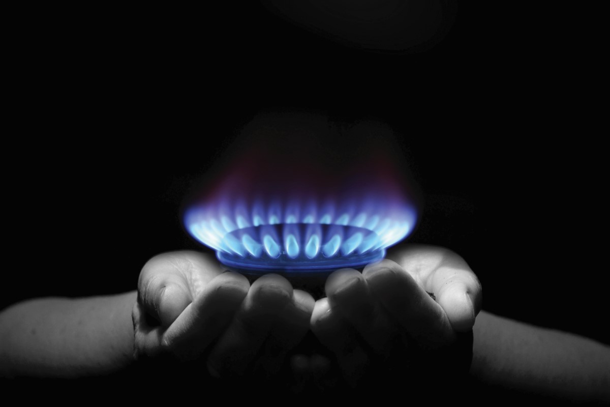 natural gas flame