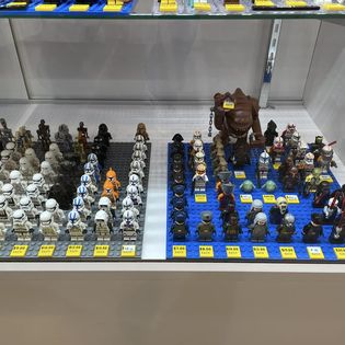 Bricks & Minifigs of Charlottesville offers build you own stations.