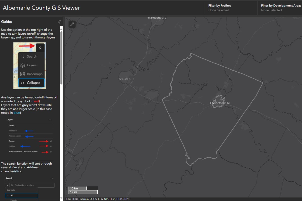 Albemarle GIS Viewer