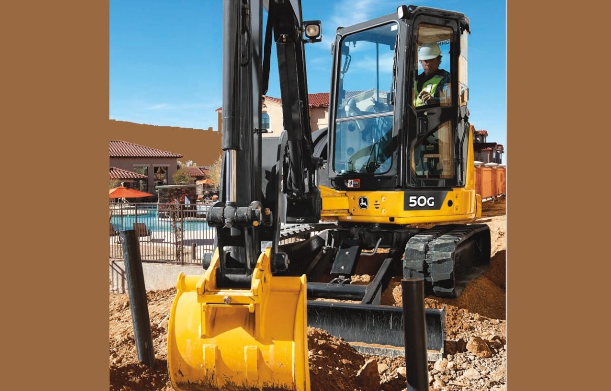 John Deere 50g excavator