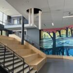 Cville Middle commons area