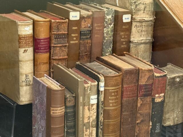 Medical books survived 1895 Rotunda fire