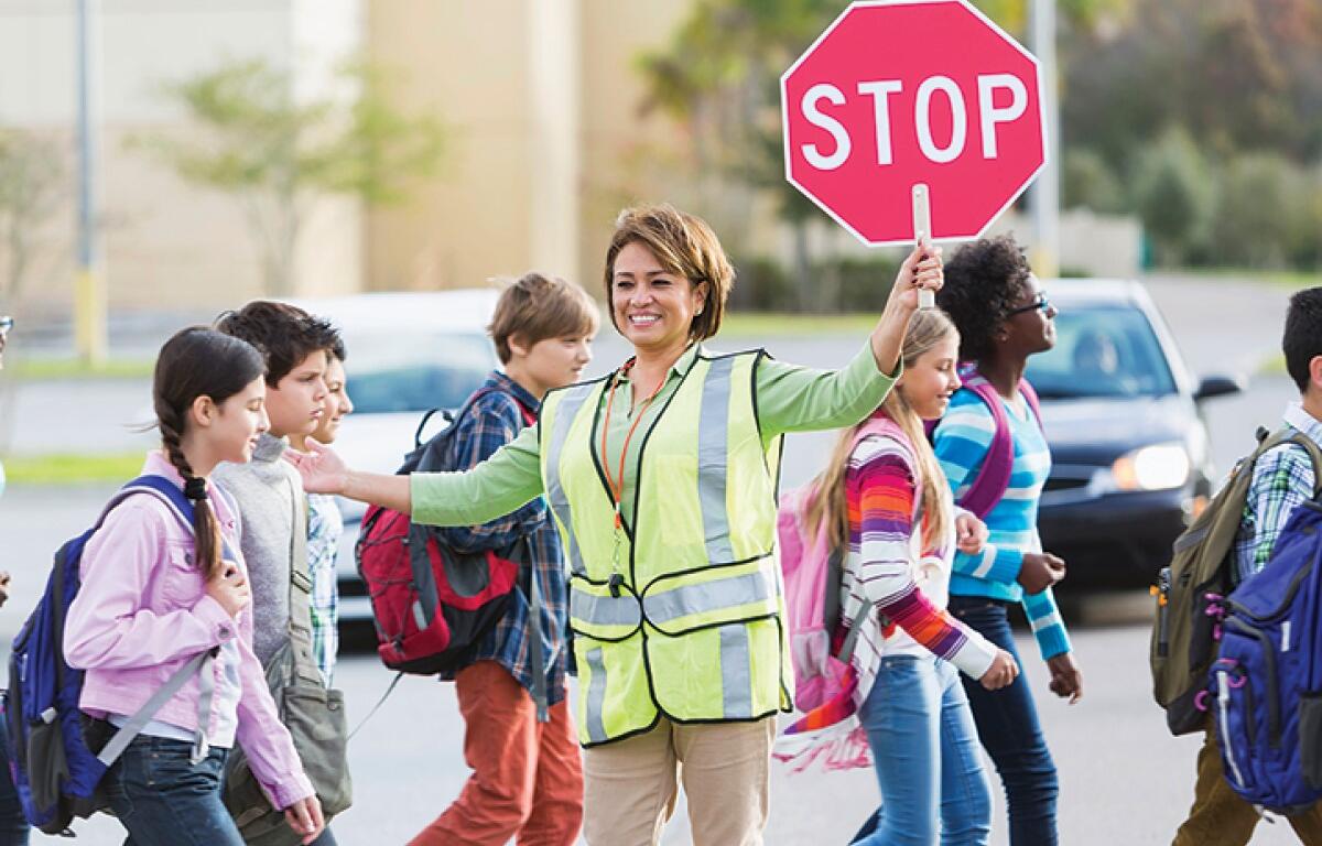 school zone crossing