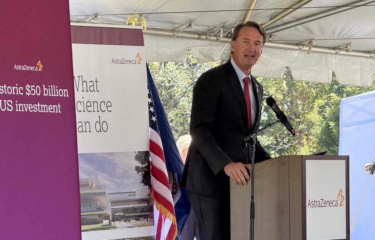Gov Glenn Youngkin at Rivanna Futures