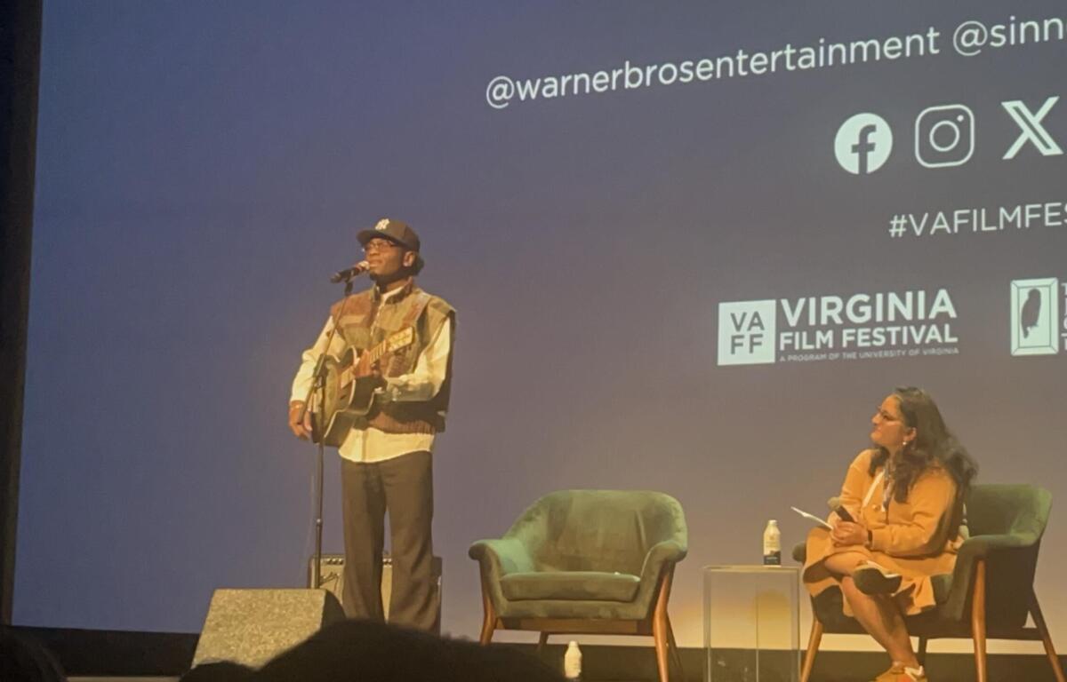 Miles Caton performing at the 2025 Virginia Film Festival