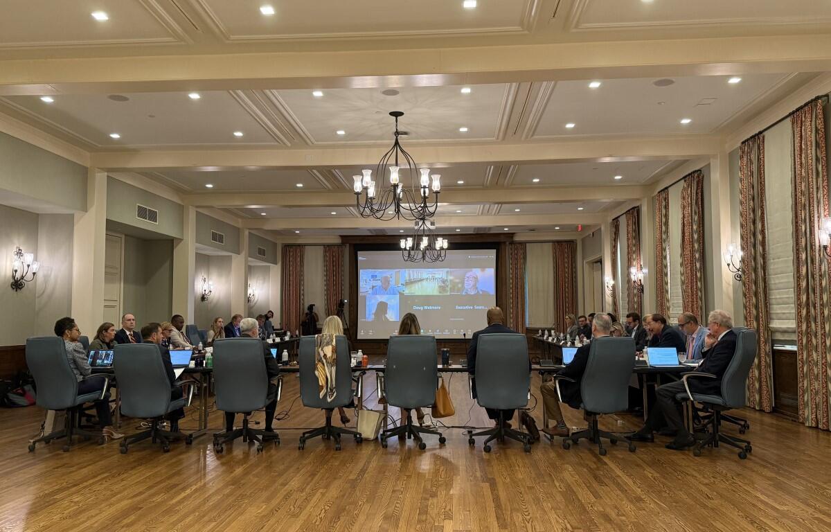 UVA Presidential search committee 10/7/25
