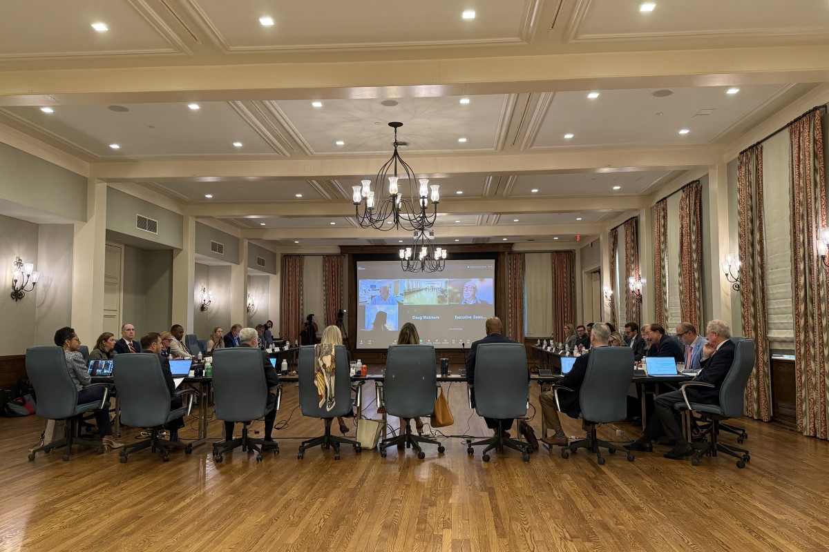 UVA Presidential search committee 10/7/25