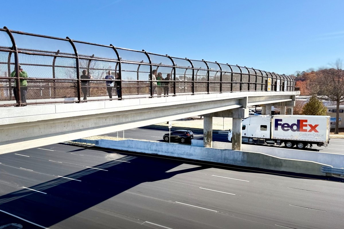 29 pedestrian bridge at Stonefield