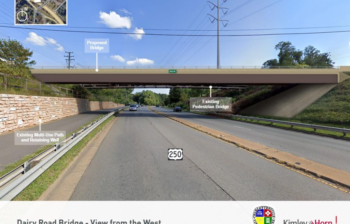 Dairy Road Bridge project