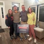 Jim Dillenbeck with his family on Election Night 2025