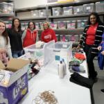 Volunteers at Stepping Stone.