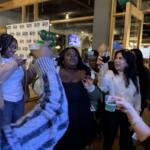 Zy Bryant celebrates